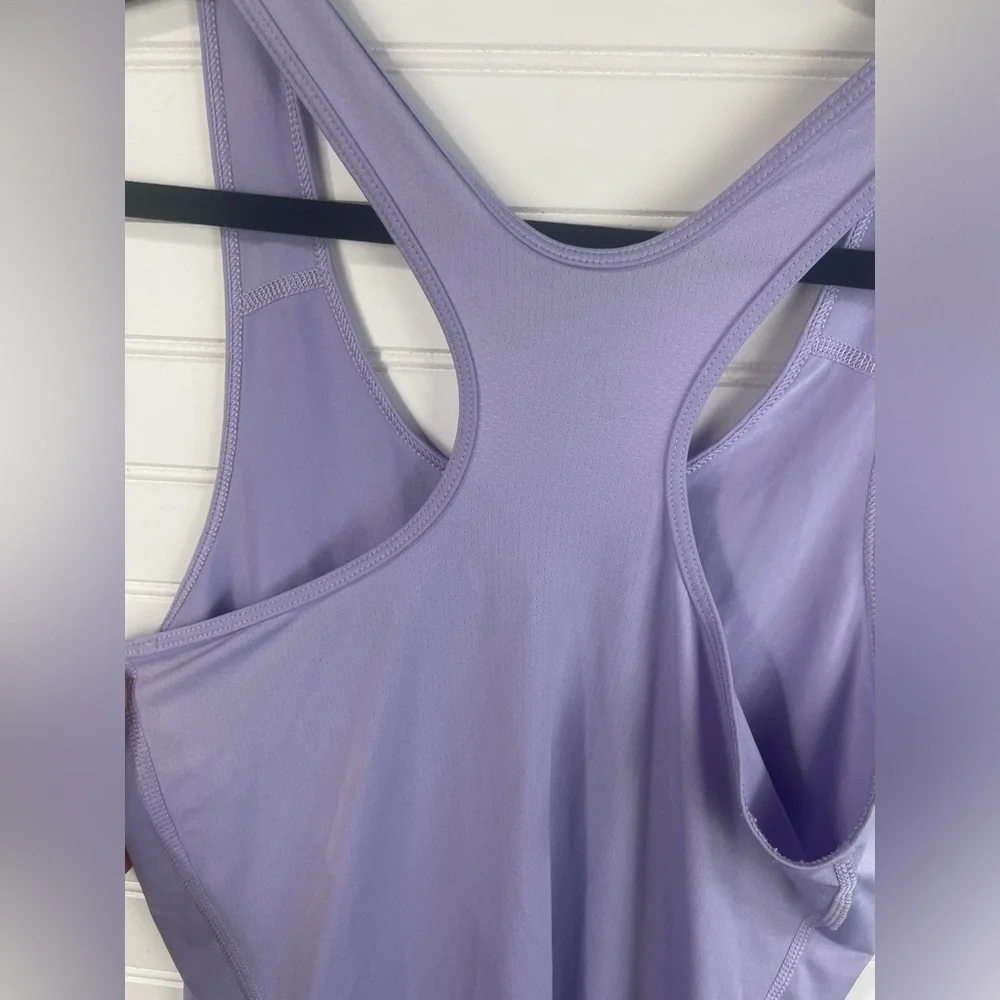 Nike Lavender Athletic Racerback Mesh Fitted Tank Top Medium Women’s EUC - Picture 5 of 8